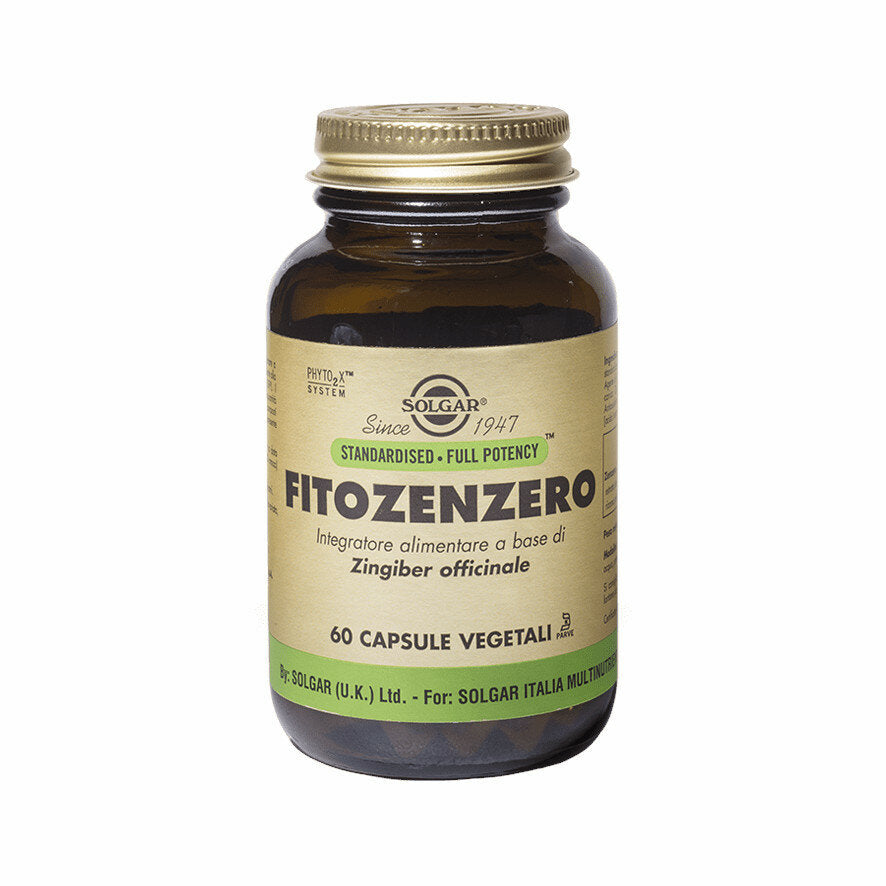 Solgar Fitozenzero funzione digestiva nausea disturbi mestruali 60 capsule-2