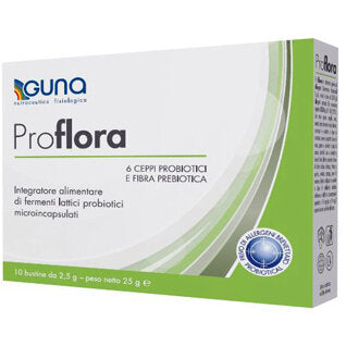 Guna Proflora 6 microrganismi probiotici e fibra prebiotica 10 bustine-2