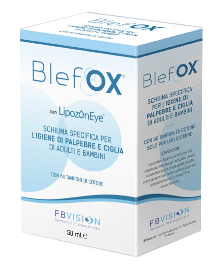 Blefox Schiuma delicata specifica per l'igiene di palpebre e ciglia 50ml-2