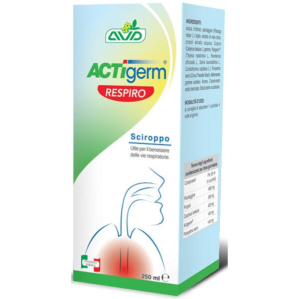 AVD Actigerm Respiro per il benessere delle vie respiratorie 250ml-2