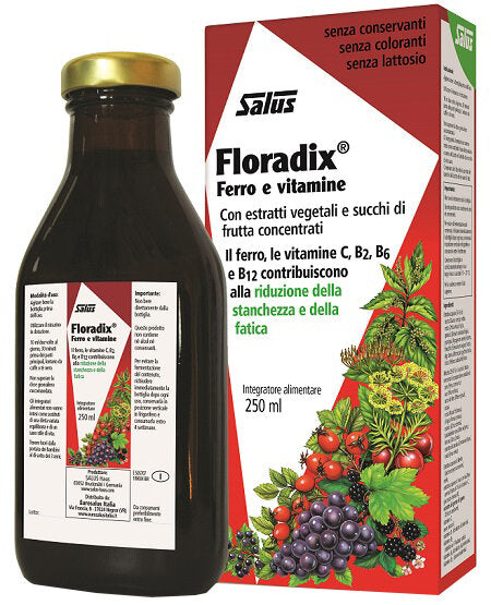 Salus Floradix Linfa d'erbe ricca di ferro 250 ml-2