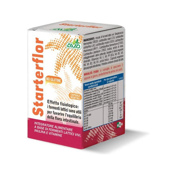 AVD Starterflor per l'equilibrio della flora intestinale 25 capsule-2