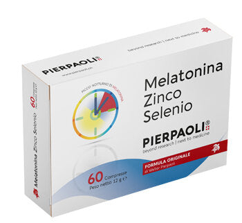 Pierpaoli Melatonina Zinco Selenio formula originale per il benessere del sonno 60 compresse-2