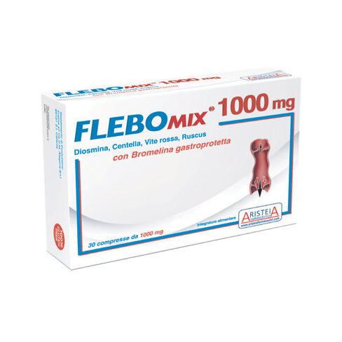 Flebomix 1000 integratore alimentare utile per il microcircolo 30 compresse-1