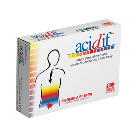 Acidif integratore di Metionina e Cranberry per le vie urinarie 30 compresse-2