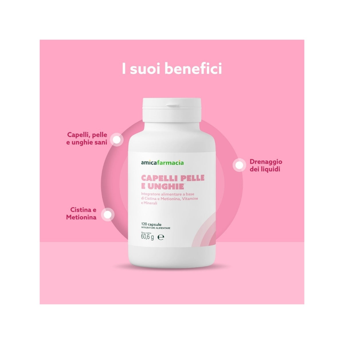 Amicafarmacia Capelli Pelle e Unghie integratore 120 capsule-7