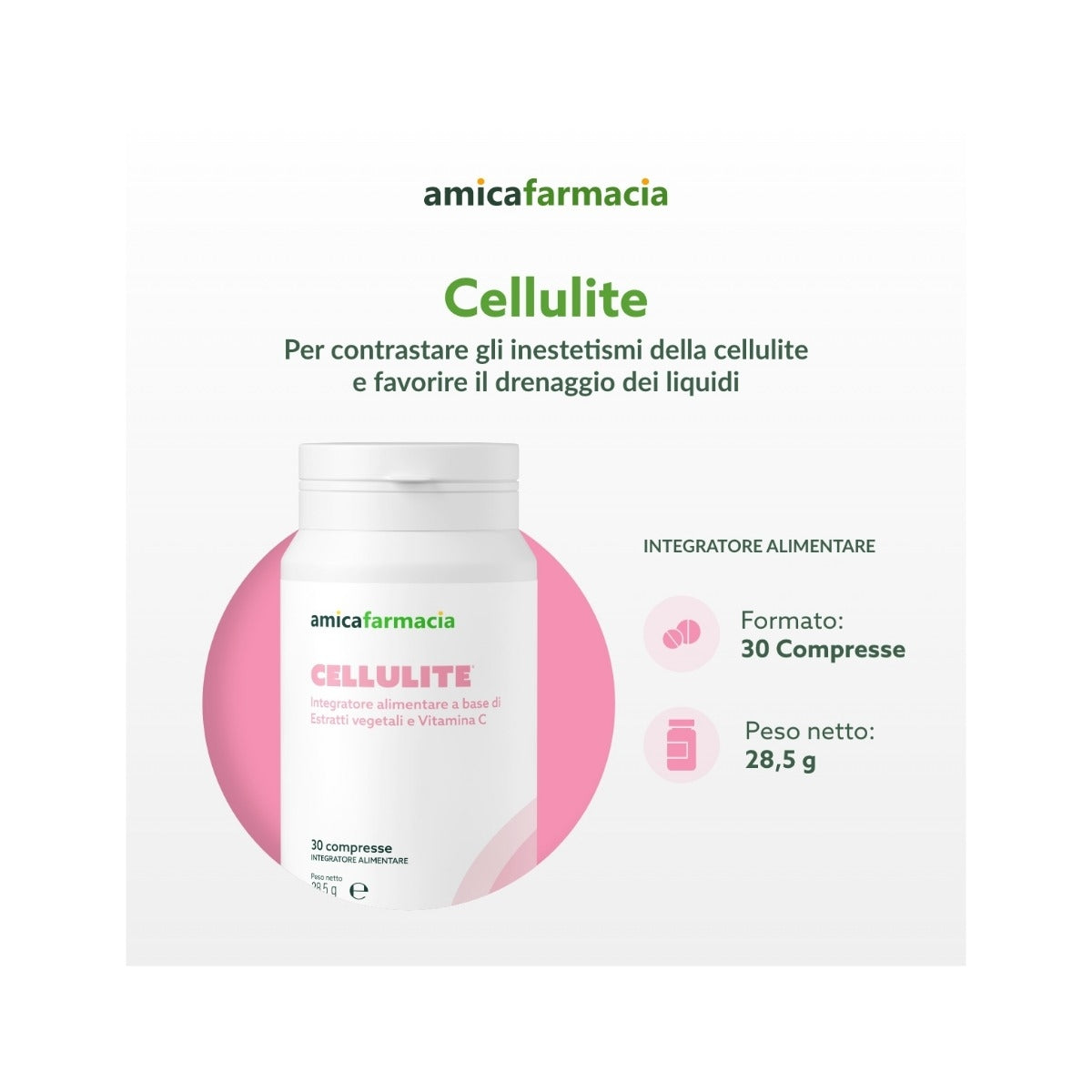 Amicafarmacia Cellulite Integratore 30 Compresse-5