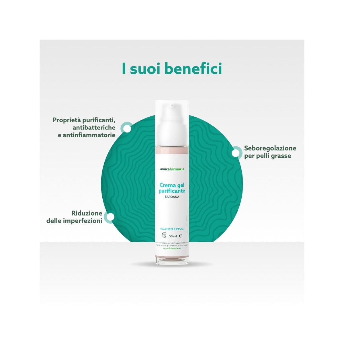 Amicafarmacia Gel Purificante Bardana 50ml-4