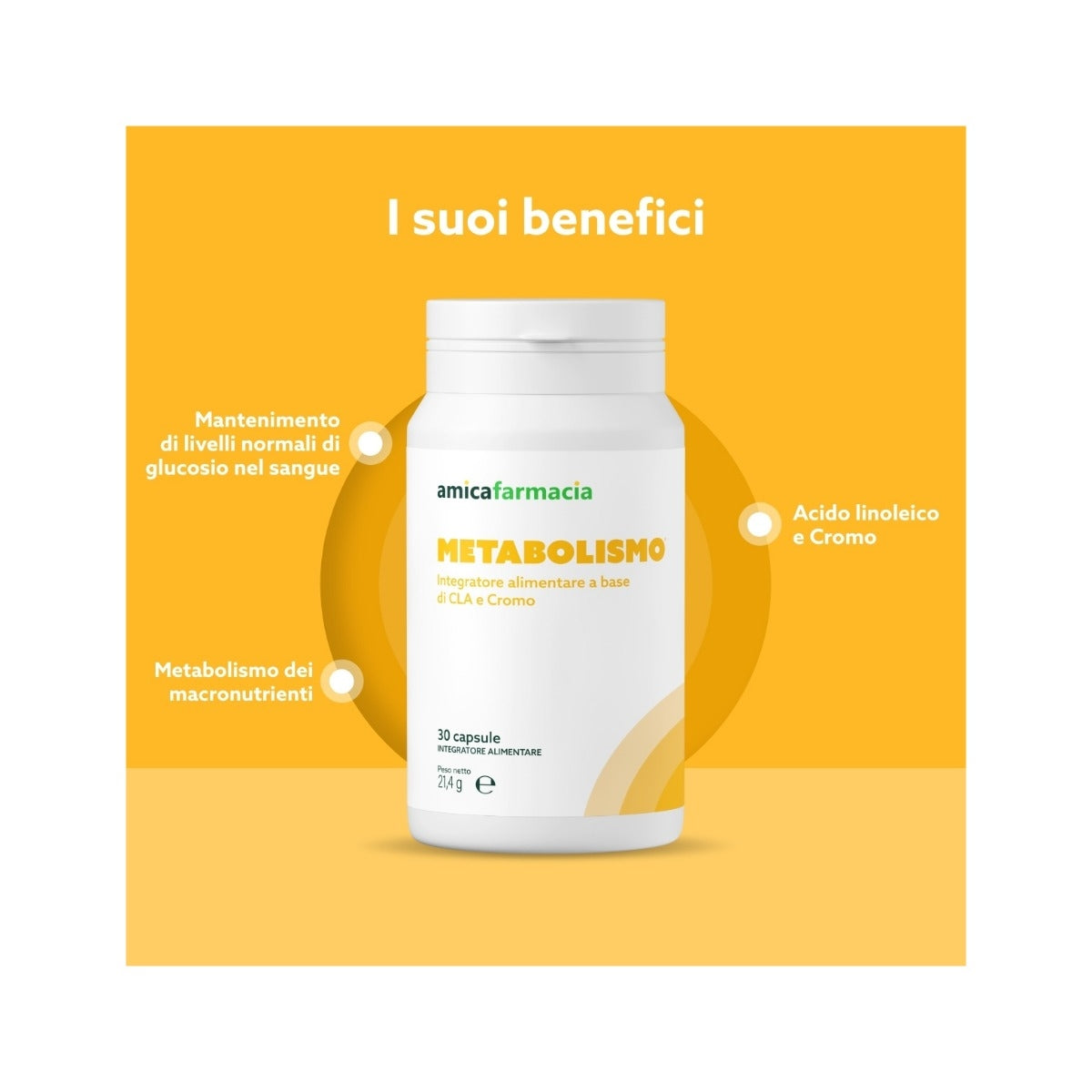 Amicafarmacia Metabolismo Integratore 30 Capsule-3