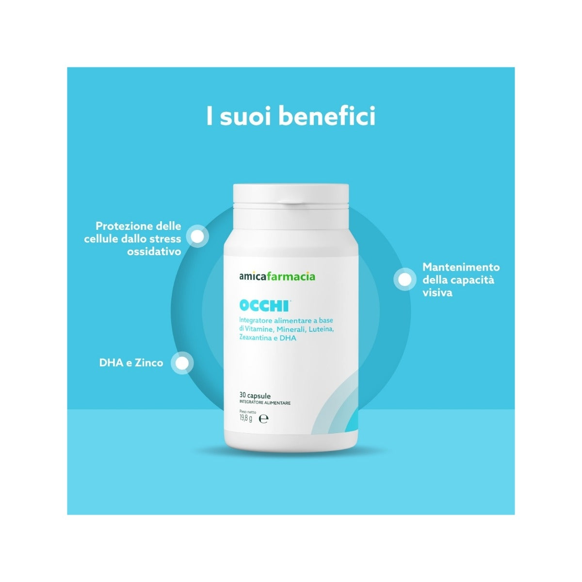 Amicafarmacia Occhi Integratore 30 Capsule-4