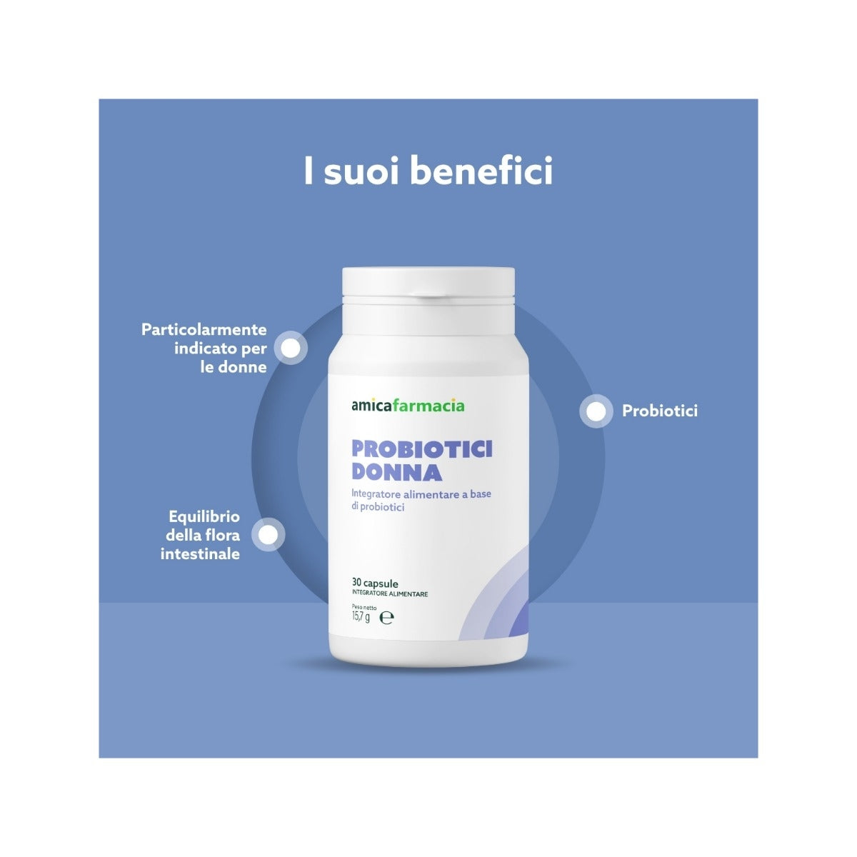 Amicafarmacia Probiotici Donna Integratore 30 Capsule-2