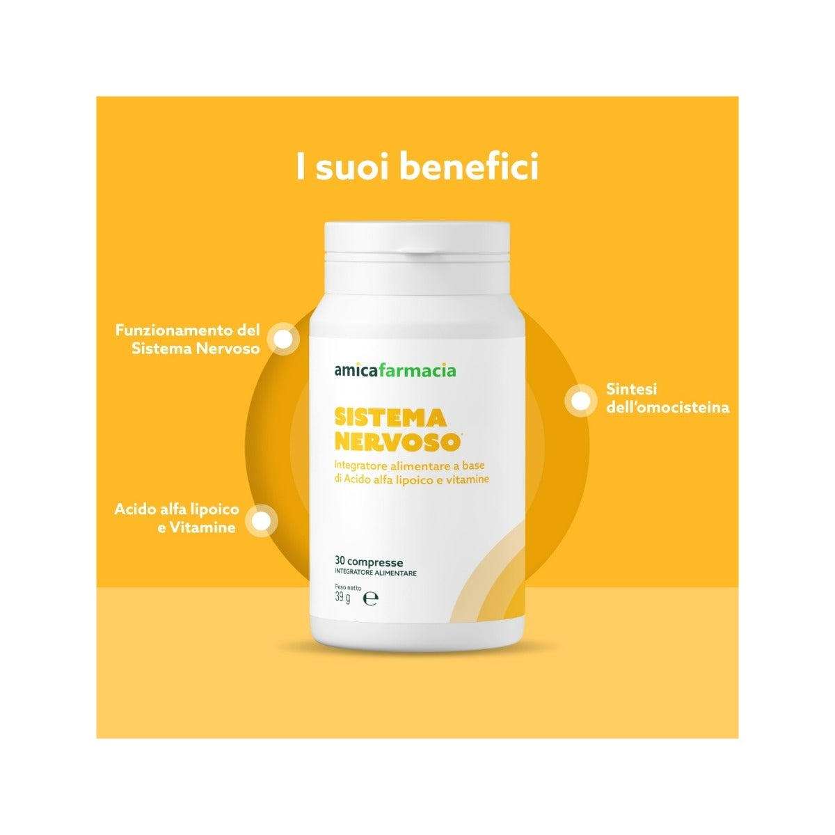 Amicafarmacia Sistema Nervoso Integratore 30 Compresse-4