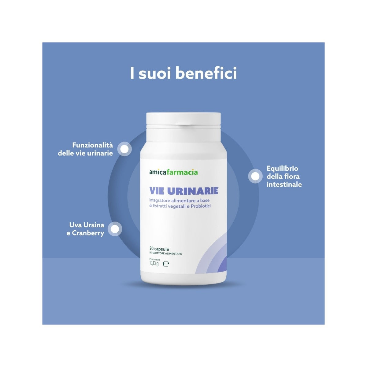 Amicafarmacia Vie Urinarie Integratore 20 Capsule-4