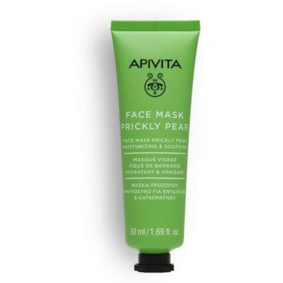 Apivita Maschera Viso Fico D'India idratante e lenitiva 50ml-2