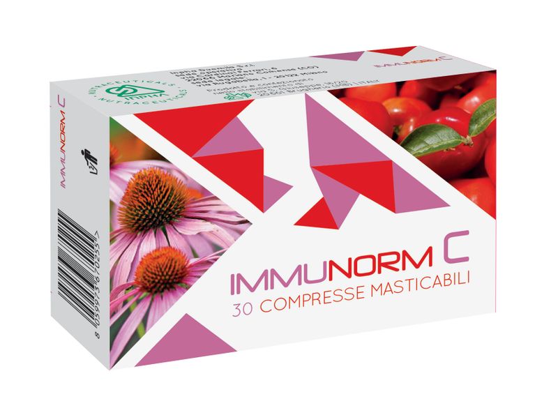 Immunorm C per le difese immunitarie 30 compresse masticabili-1