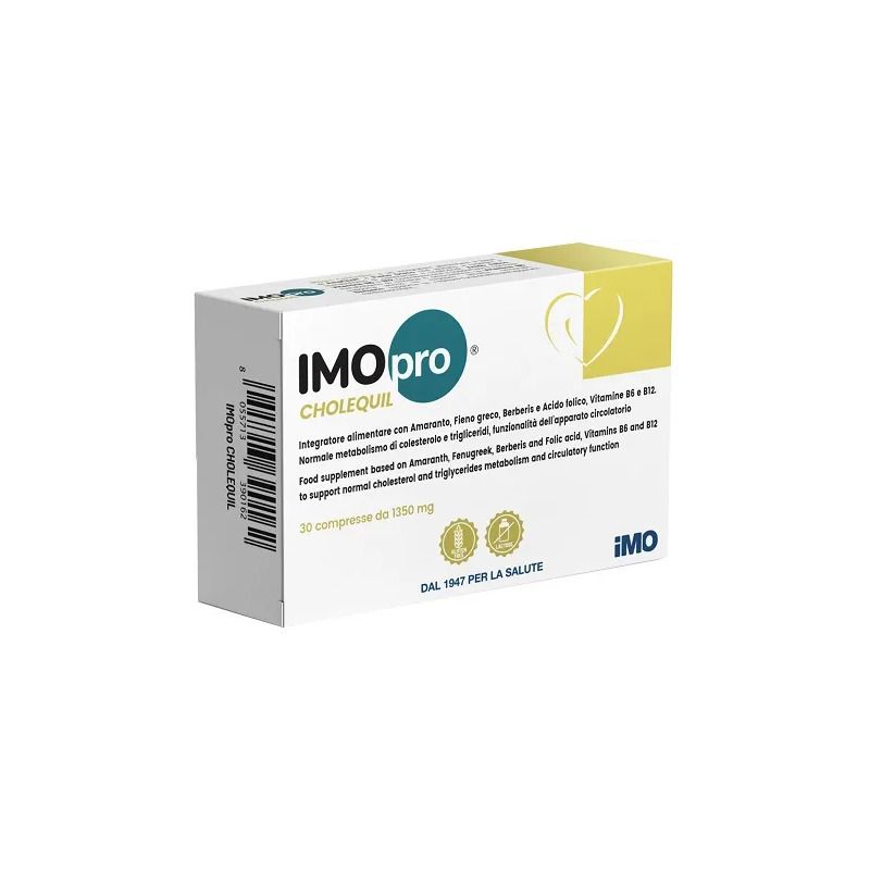 IMOpro Cholequil per il metabolismo del colesterolo 30 compesse-1