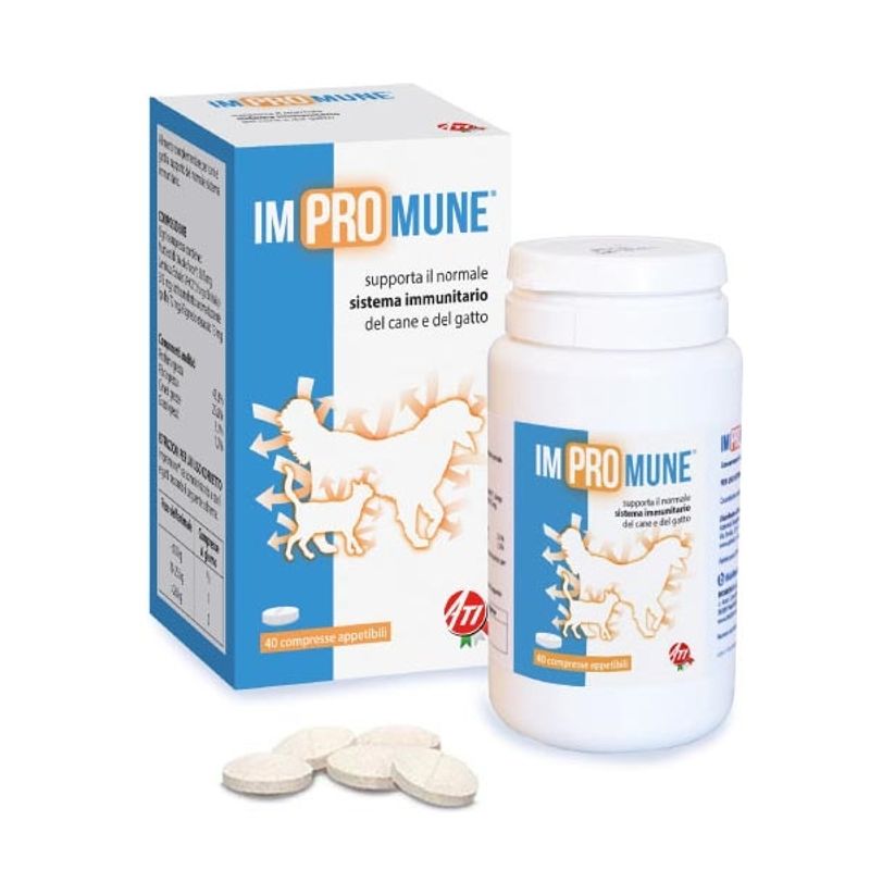 Impromune supporta il sistema immunitario per cani e gatti 40 compresse appetibili-1