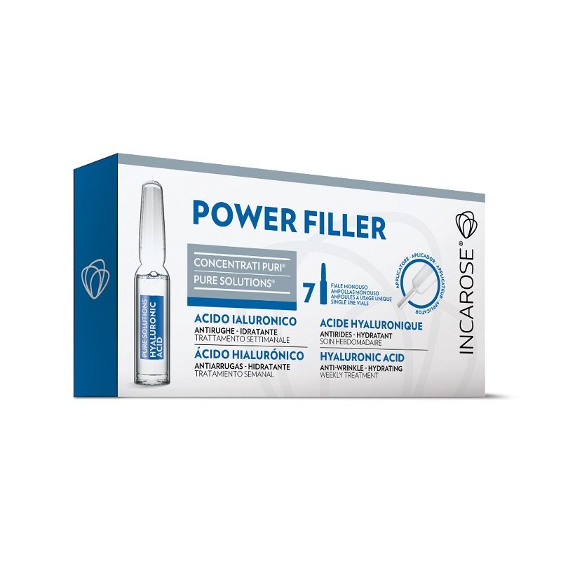 Incarose Ampolle Power Filler Acido Ialuronico antirughe idratante 7 ampolle monouso-1