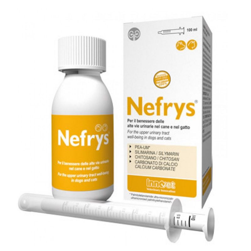 Innovet Nefrys Veg 100 per il benessere delle alte vie urinarie nel cane e nel gatto 100ml-1