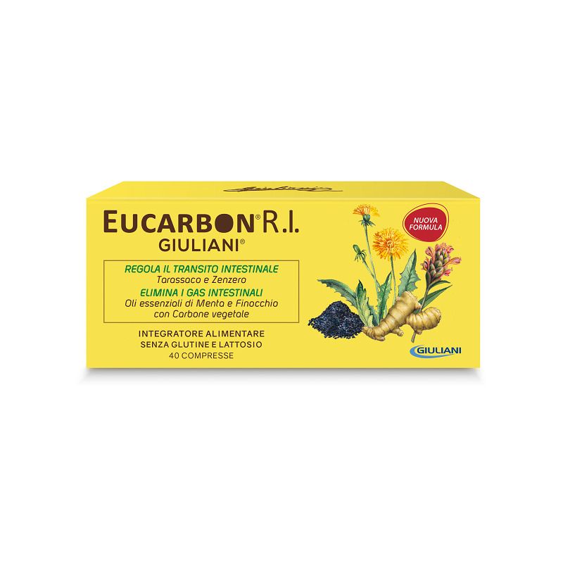 Giuliani Eucarbon R.I. per il benessere intestinale 40 compresse-1