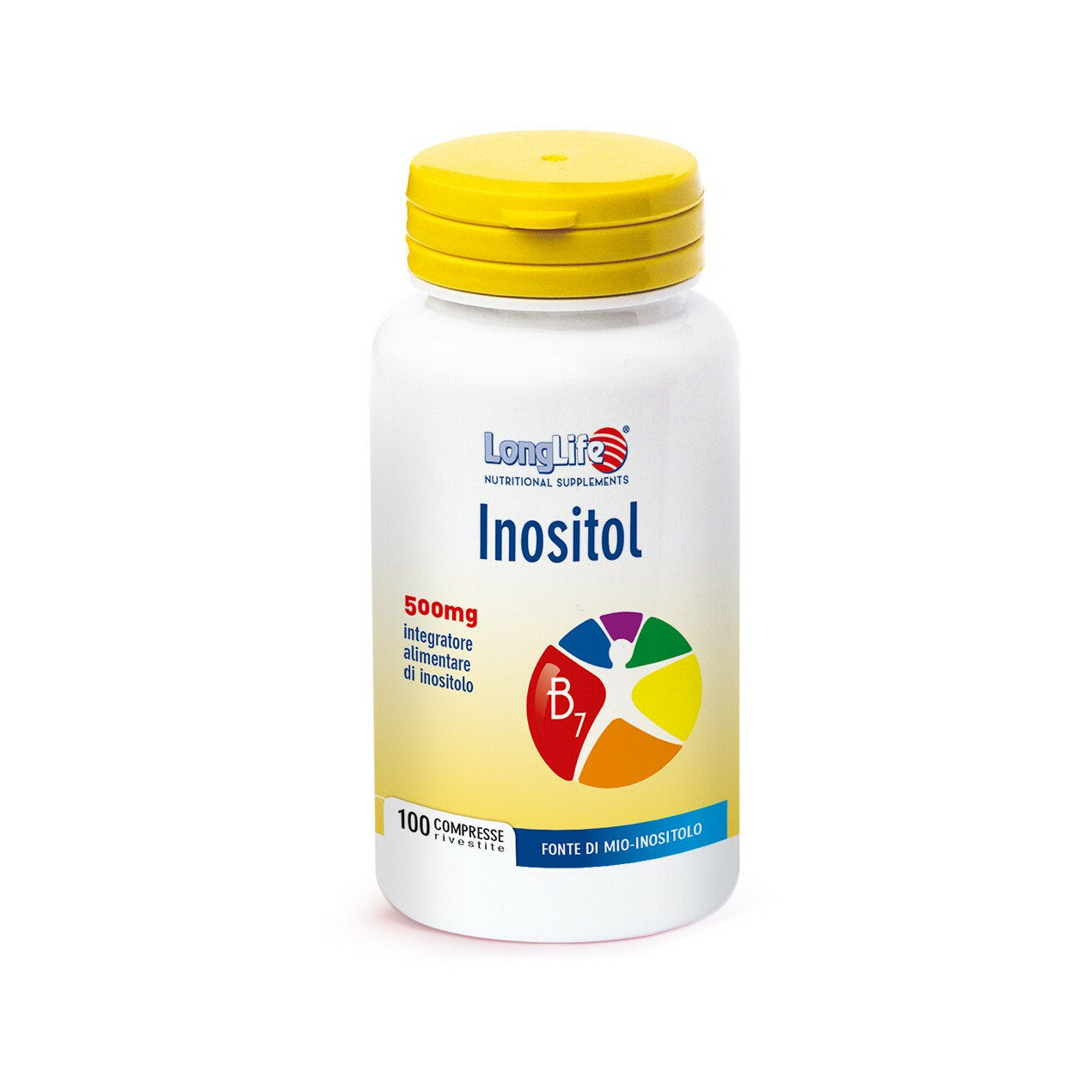 Longlife Inositol 500mg controllo del colesterolo 100 compresse-2