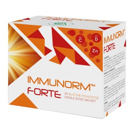 Inpha 2000 Immunorm Forte per le difese immunitarie 30 bustine gusto arancia-1