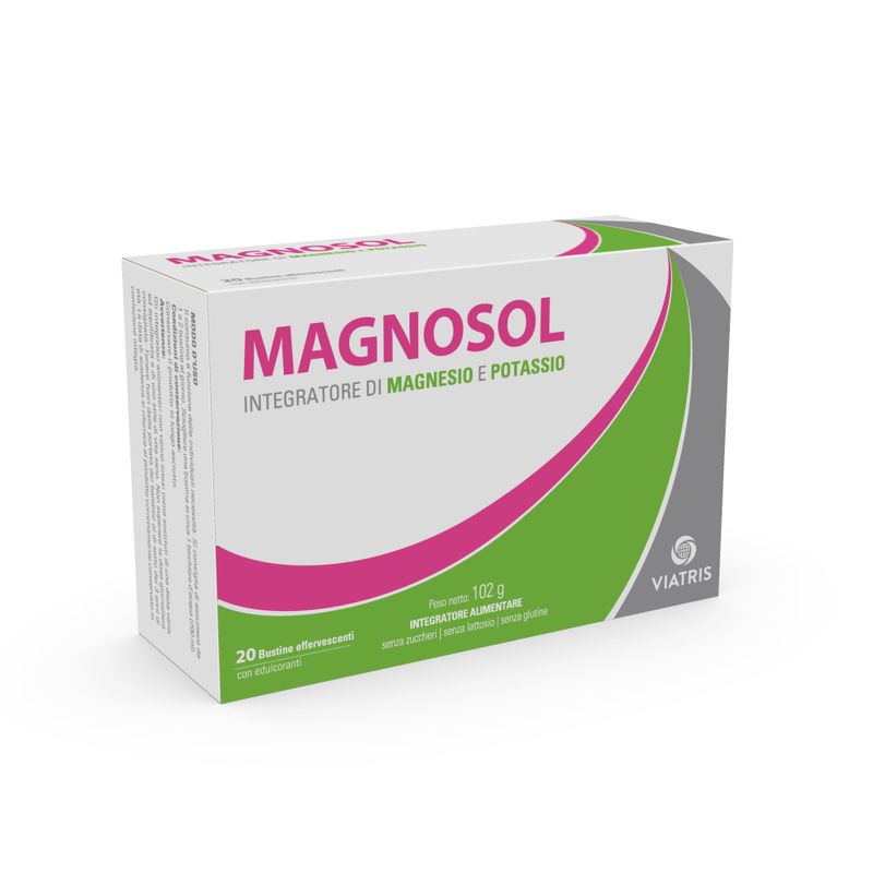 Magnosol gusto limone 20 buste effervescenti-1