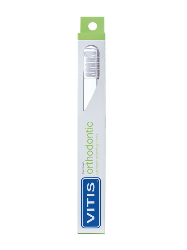 Vitis Orthodontic Spazzolino specifico per l'igiene degli apparecchi ortodontici 1 pezzo colori assortiti-1