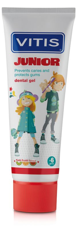 Vitis Junior Gel Dentifricio per bambini dai 6 anni 75ml-1
