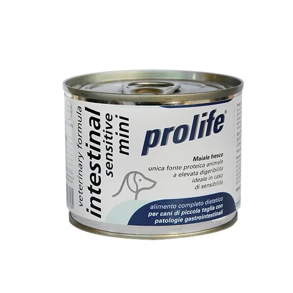Prolife Intestinal Sensitive Mini Cibo Umido Per Cani Taglia Piccola Lattina 200g-3