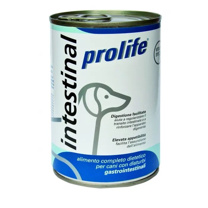 Prolife Dog Vet Intestinal Sensitive Cibo Umido Per Cani Lattina 400g-3
