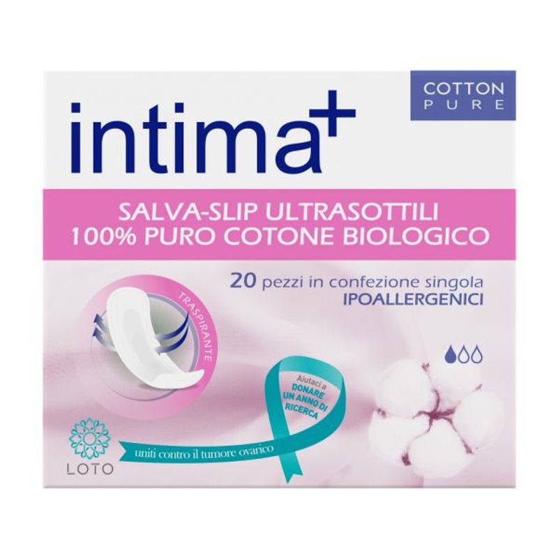 Intima+ Salva Slip In Cotone 20 Pezzi-1