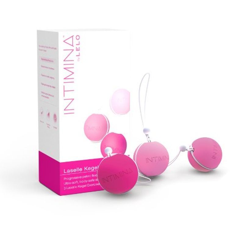 Intimina Laselle Weighted Excerciser kit di 3 sfere per esercizi Kegel-1