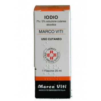 Marco Viti Iodio 7%/5% Soluzione cutane alcoolica uso cutaneo 50ml-2