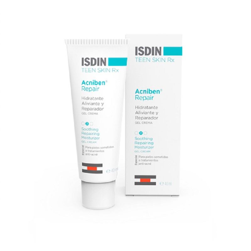 Isdin Acniben Repair Gel Crema Idratante Viso 40ml-1