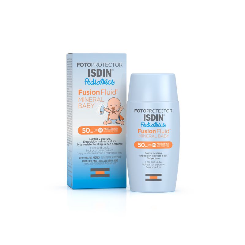 Isdin Fotoprotector Fusion Fluid Mineral Baby Pediatrics SPF50 50ml-1
