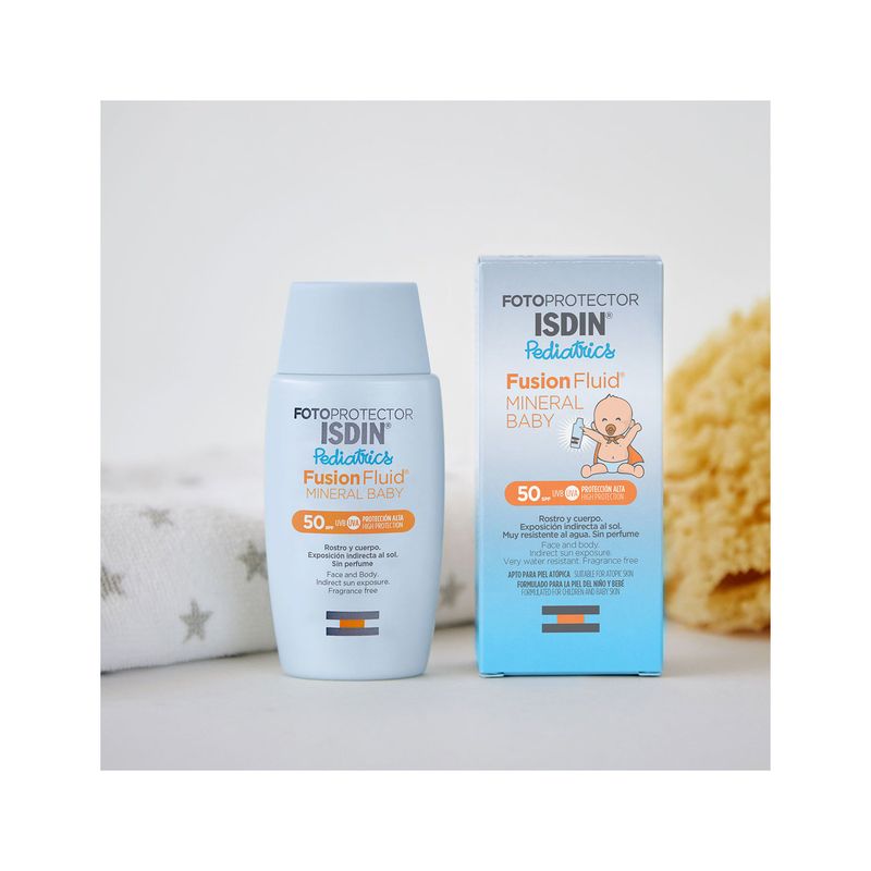 Isdin Fotoprotector Fusion Fluid Mineral Baby Pediatrics SPF50 50ml-6