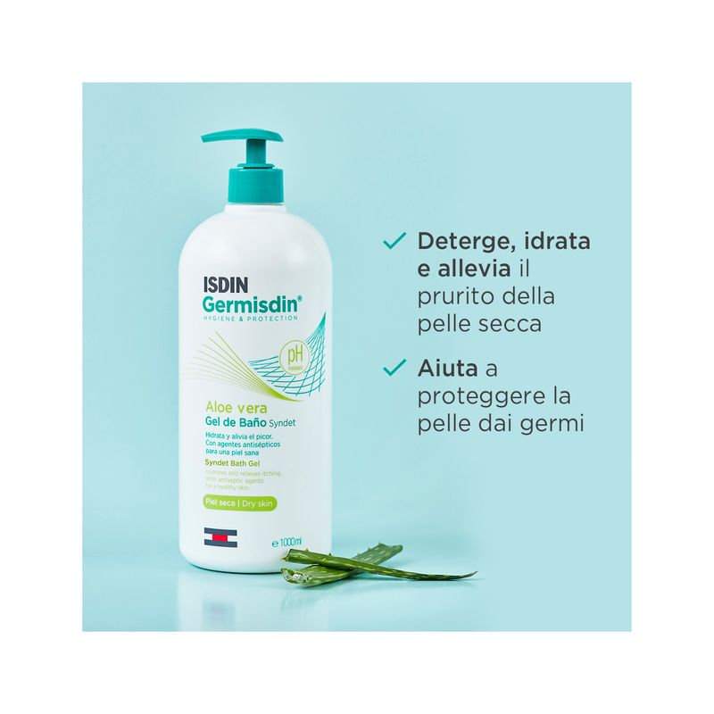 Isdin Germisdin Aloe Vera Igiene Corpo Quotidiana 1 Litro-2