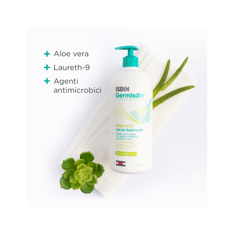 Isdin Germisdin Aloe Vera Igiene Corpo Quotidiana 1 Litro-3
