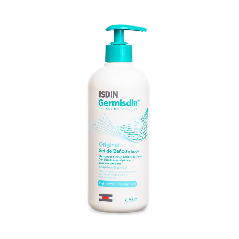 Isdin Germisdin Original Gel da Bagno senza sapone 500ml-0