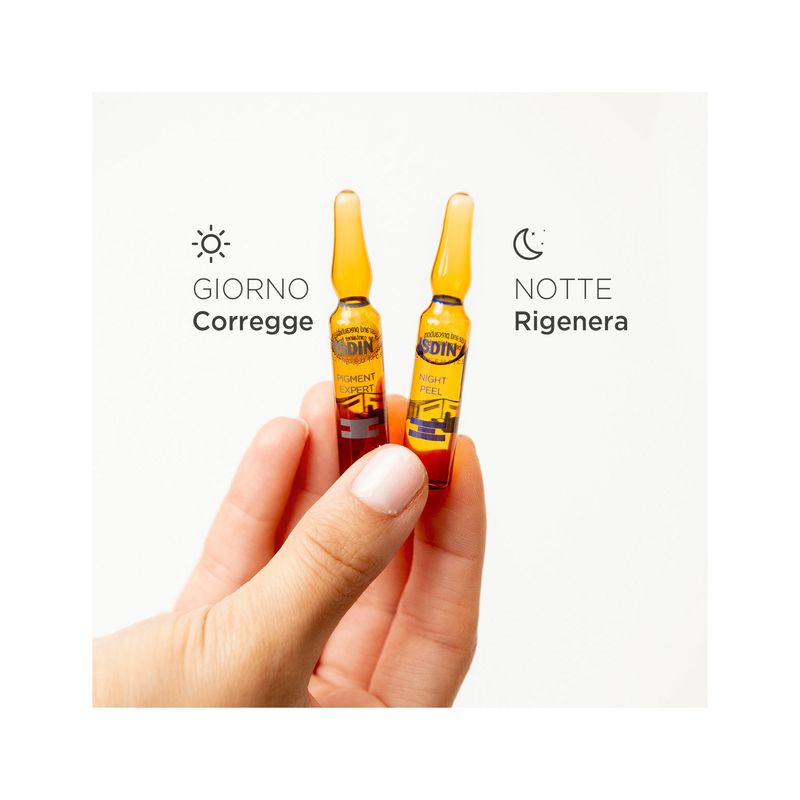 Isdin Isdinceutics Pigment Expert E Night Peel 10 Fiale Giorno + 10 Fiale Notte-3