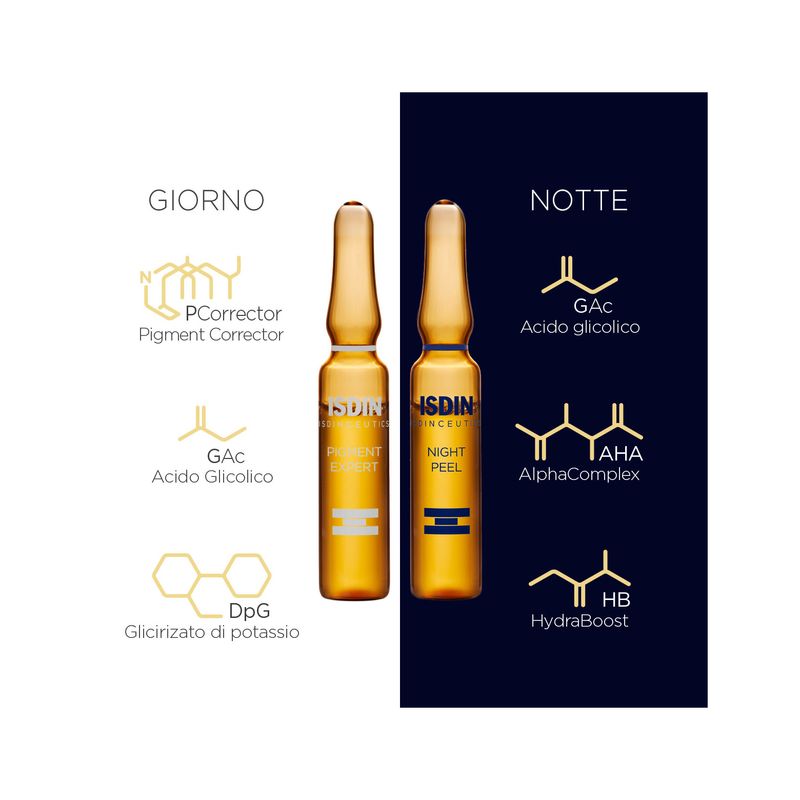 Isdin Isdinceutics Pigment Expert E Night Peel 10 Fiale Giorno + 10 Fiale Notte-5