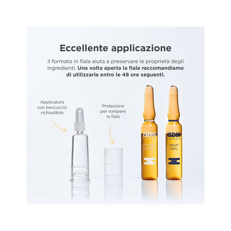 Isdin Isdinceutics Pigment Expert E Night Peel 10 Fiale Giorno + 10 Fiale Notte-8