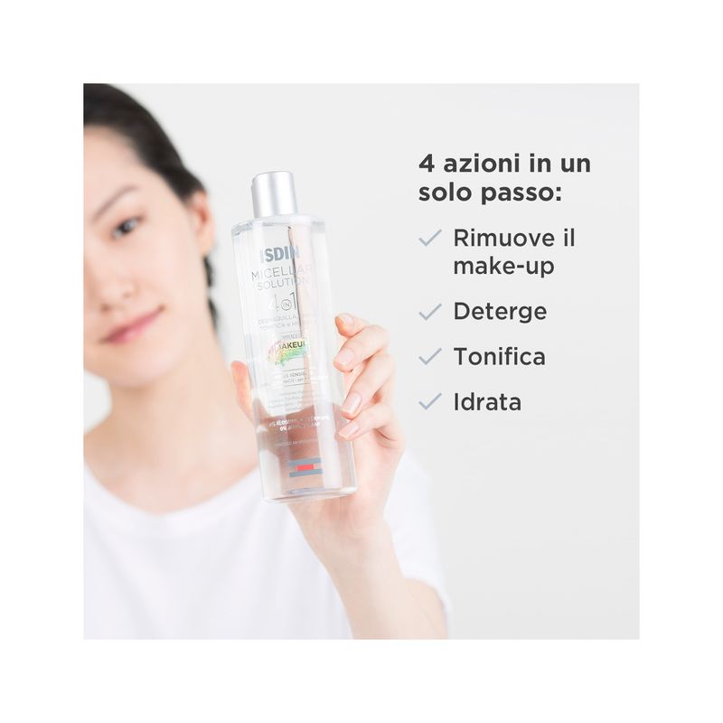 Isdin Micellar Solution Detersione Idratante Viso 400ml-2