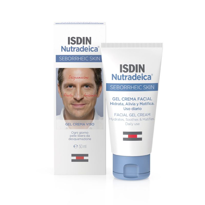 Isdin Nutradeica Gel Crema Viso Pelle Seborroica 50ml-1