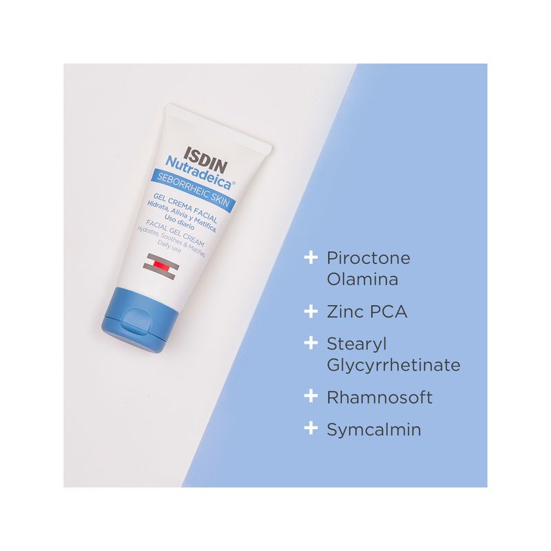 Isdin Nutradeica Gel Crema Viso Pelle Seborroica 50ml-4