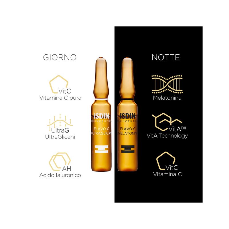 Isdin Isdinceutics Flavo C Day&Night Viso 20 Fiale-3