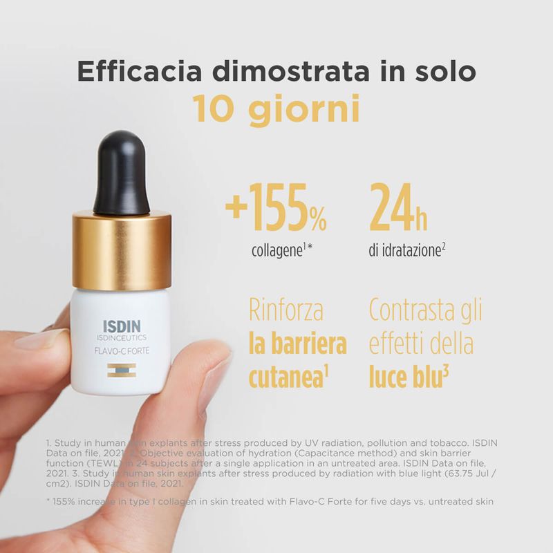 Isdin Isdinceutics Flavo-C Forte Viso 3 Flaconcini-12