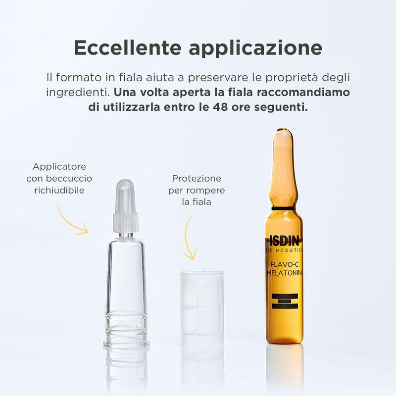 Isdin Isdinceutics Flavo-C Melatonin Viso 10 Fiale-7