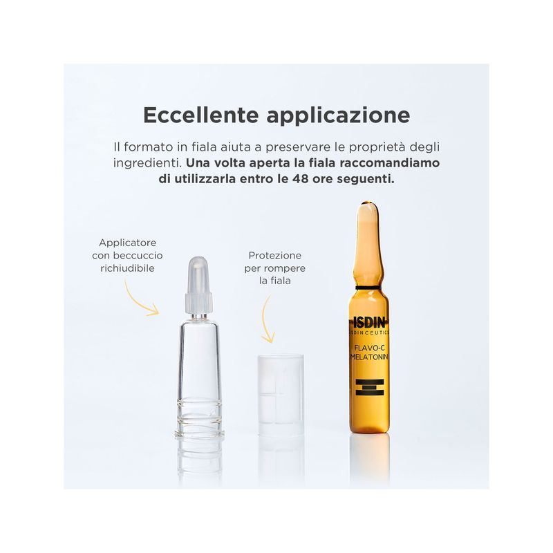 Isdin Isdinceutics Flavo-C Melatonin Viso 30 Fiale-7